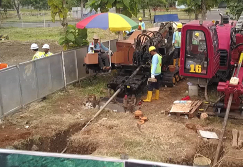 Pekerjaan Pengadaan dan Pemasangan Saluran Kabel Tegangan Tinggi (SKTT) 150 kVa
