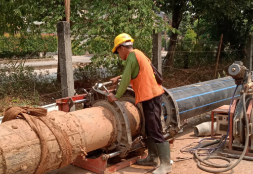 Pemasangan Pipa JDU P-2-5, P-2-7, P-2-8, P-3-10 Tangerang (Pipa HDPE Dia. 800 mm)
