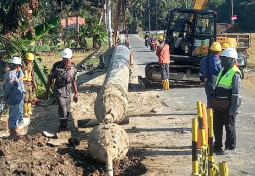 Pekerjaan Jaringan Pipa Distribusi Tahap 1 SPAM Kota Pekanbaru